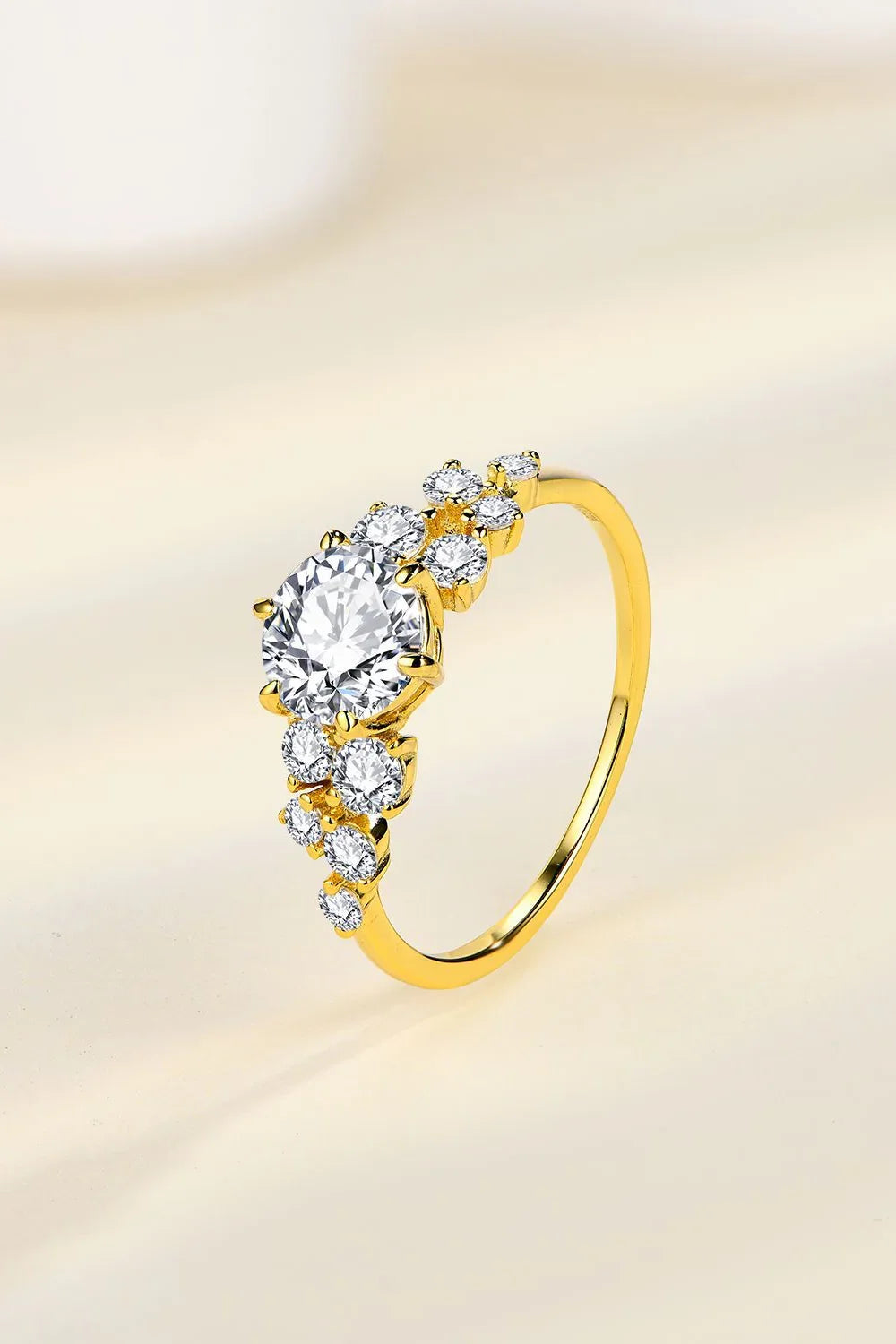 1 Carat Moissanite 925 Sterling Silver Ring - VAleG