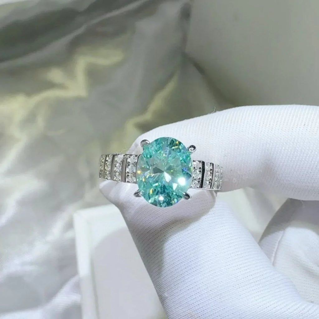 2 Carat Moissanite 925 Sterling Silver Ring - VAleG
