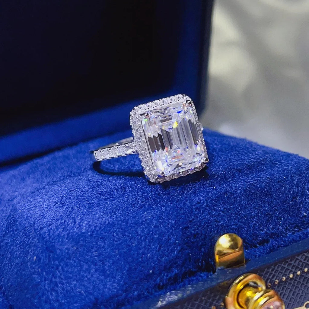 5 Carat Moissanite 925 Sterling Silver Ring - VAleG