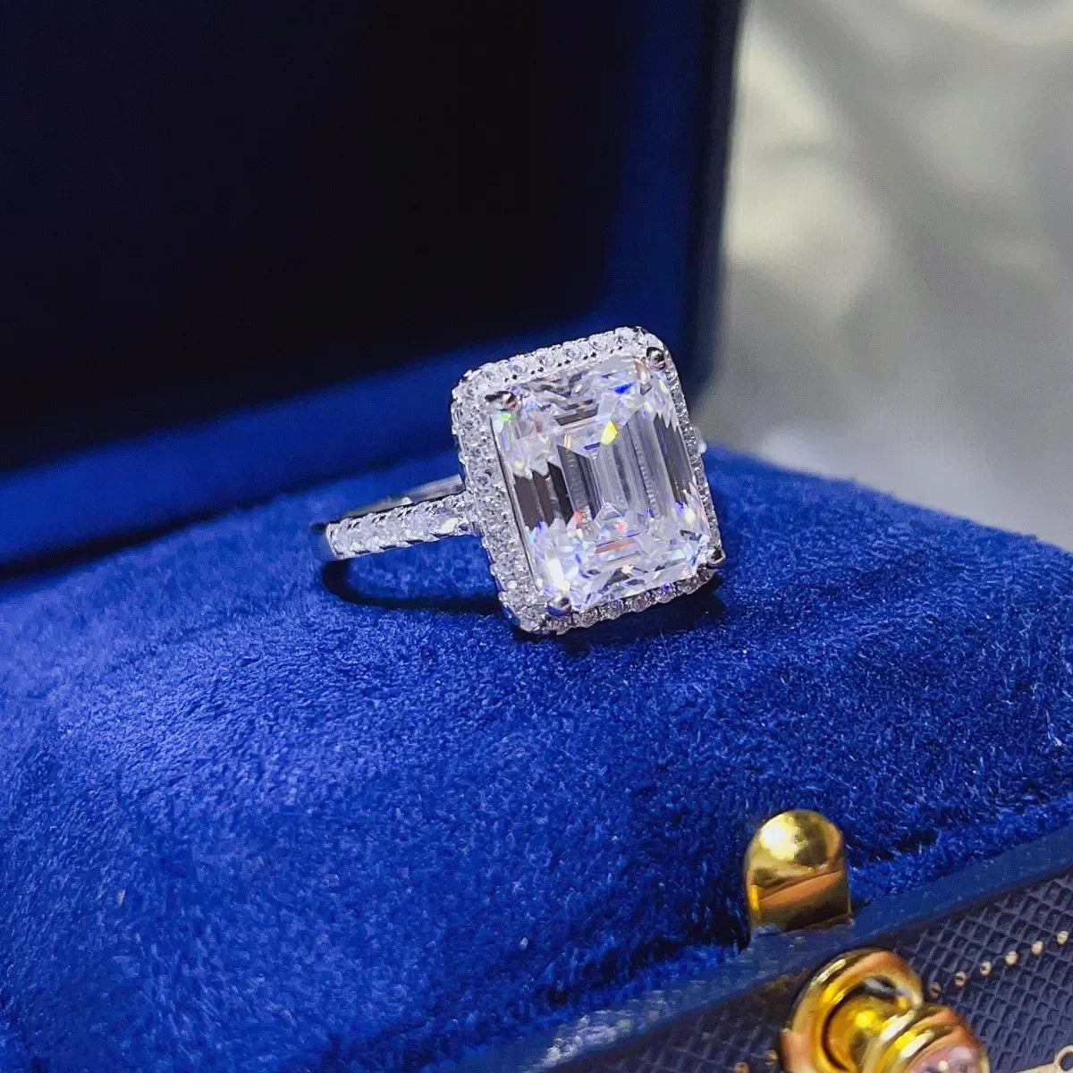 5 Carat Moissanite 925 Sterling Silver Ring - VAleG