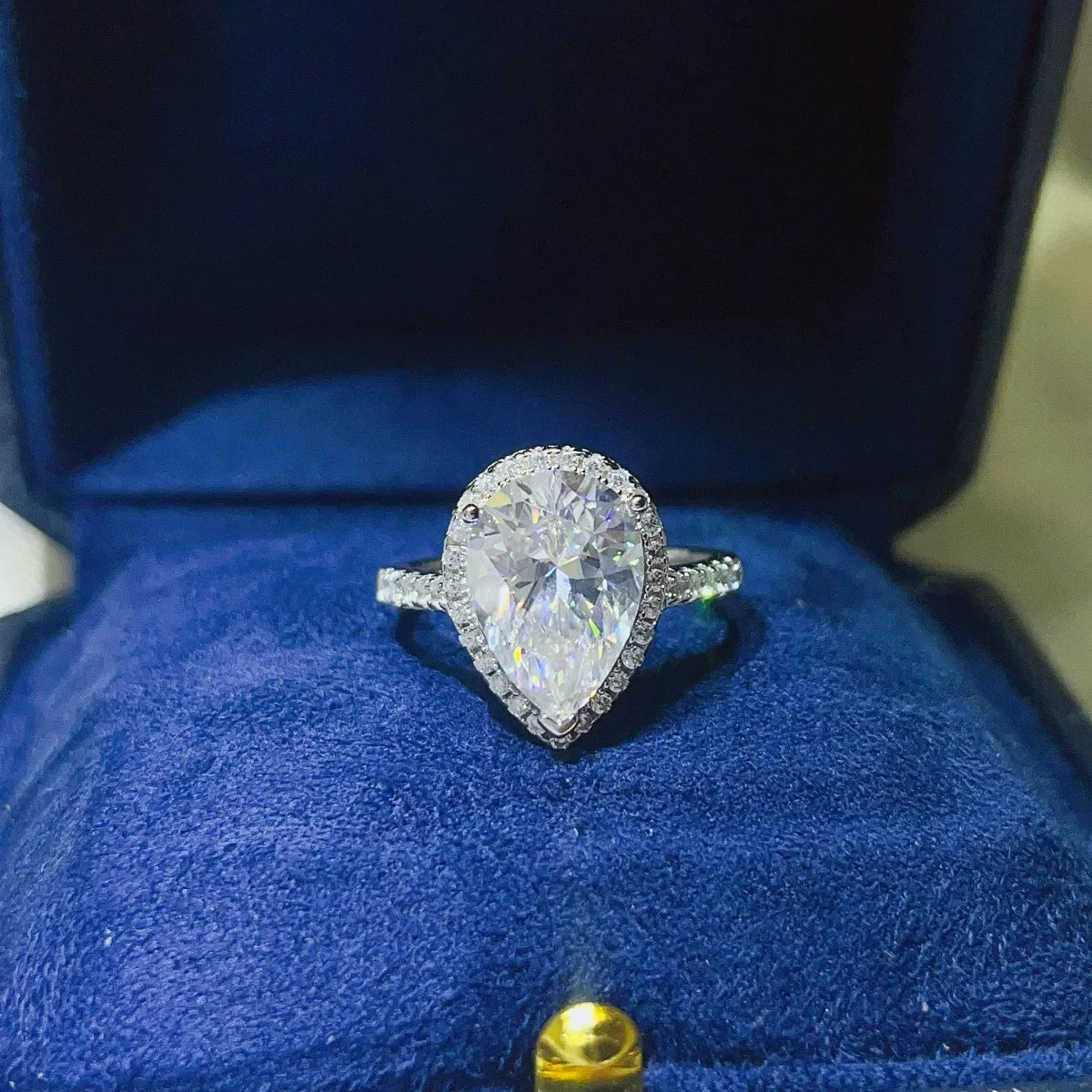 2 Carat Moissanite 925 Sterling Silver Ring - VAleG