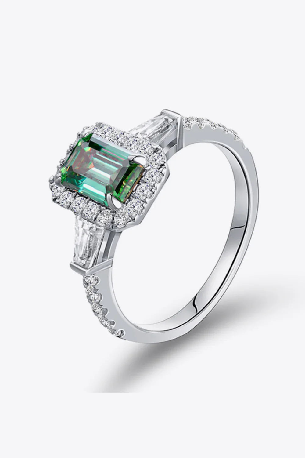 1 Carat Moissanite 925 Sterling Silver Ring - VAleG
