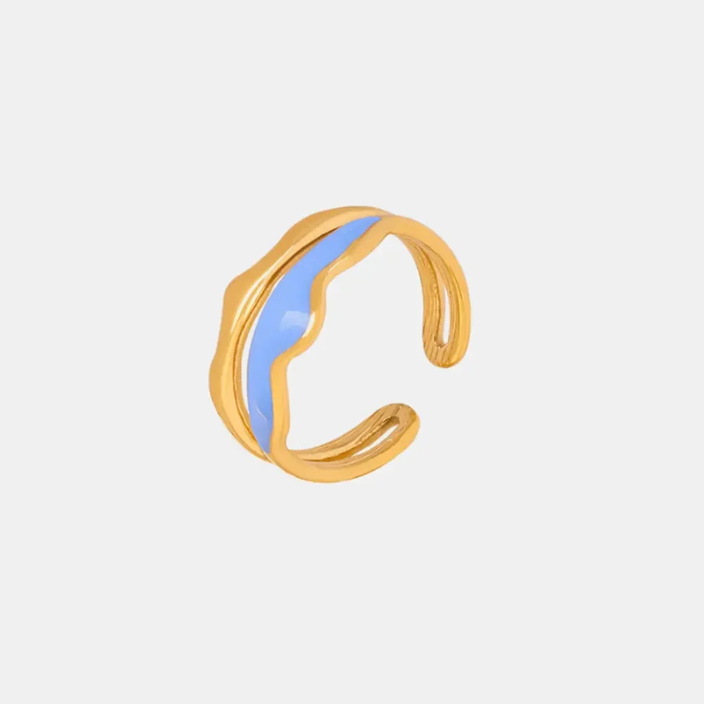 18K Gold-Plated Open Ring - VAleG