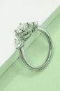 1 Carat Moissanite 925 Sterling Silver Ring - VAleG