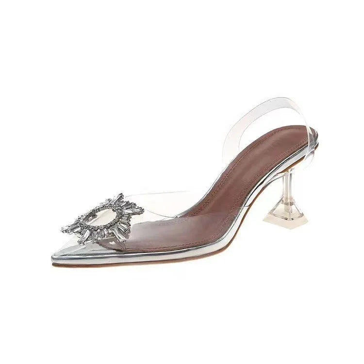 Autumn New Fashion Rhinestone Pointed Toe Stiletto Heel High Heels For Women - VAleG
