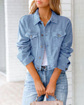 New Autumn And Winter Denim Jacket Jacket Long-sleeved Top - VAleG
