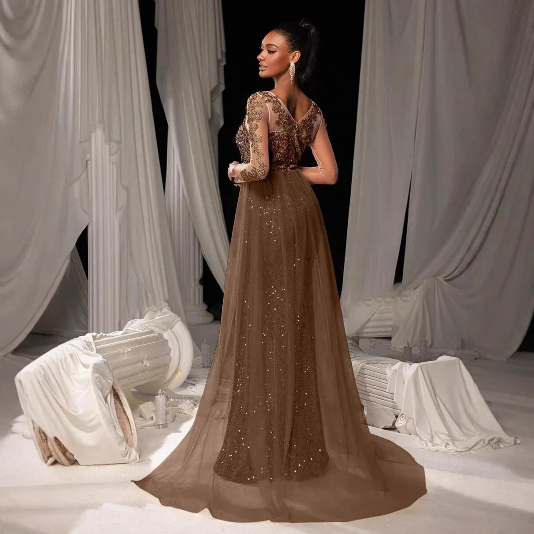 Women's Dance Lace Party Evening Dress - VAleG