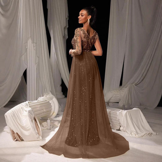 Women's Dance Lace Party Evening Dress - VAleG