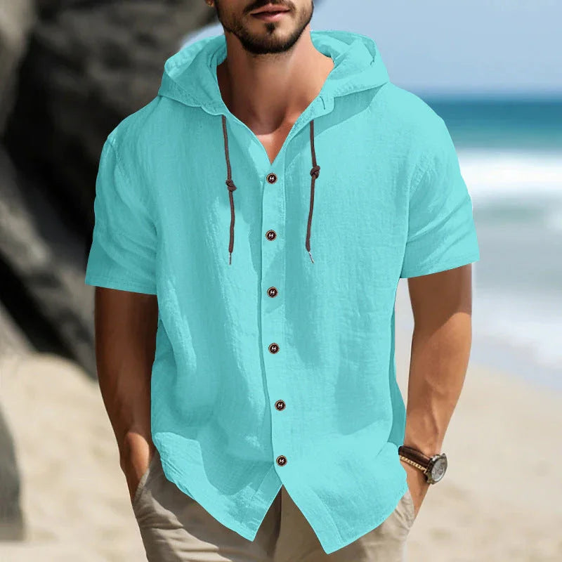 Men's Sports Casual And Comfortable Short-sleeved Shirt - VAleG