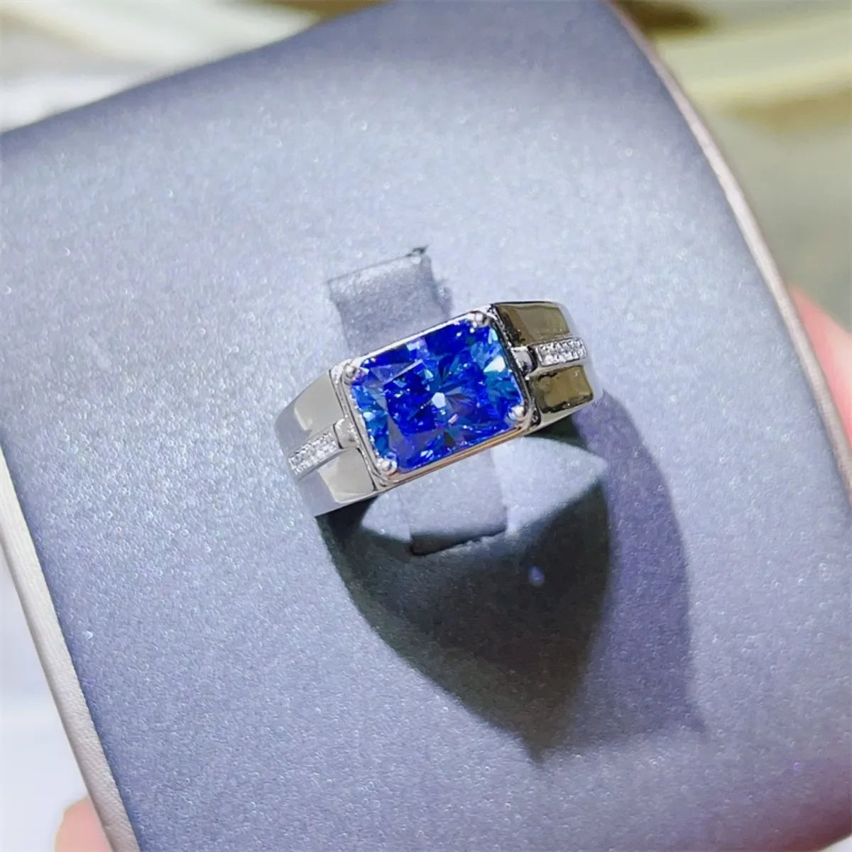 2 Carat Moissanite 925 Sterling Silver Ring - VAleG