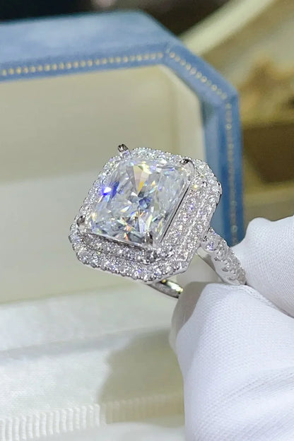 2 Carat Moissanite 925 Sterling Silver Ring - VAleG