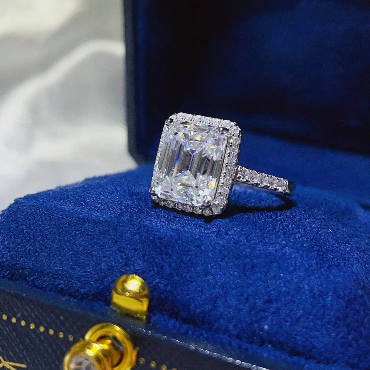 5 Carat Moissanite 925 Sterling Silver Ring - VAleG