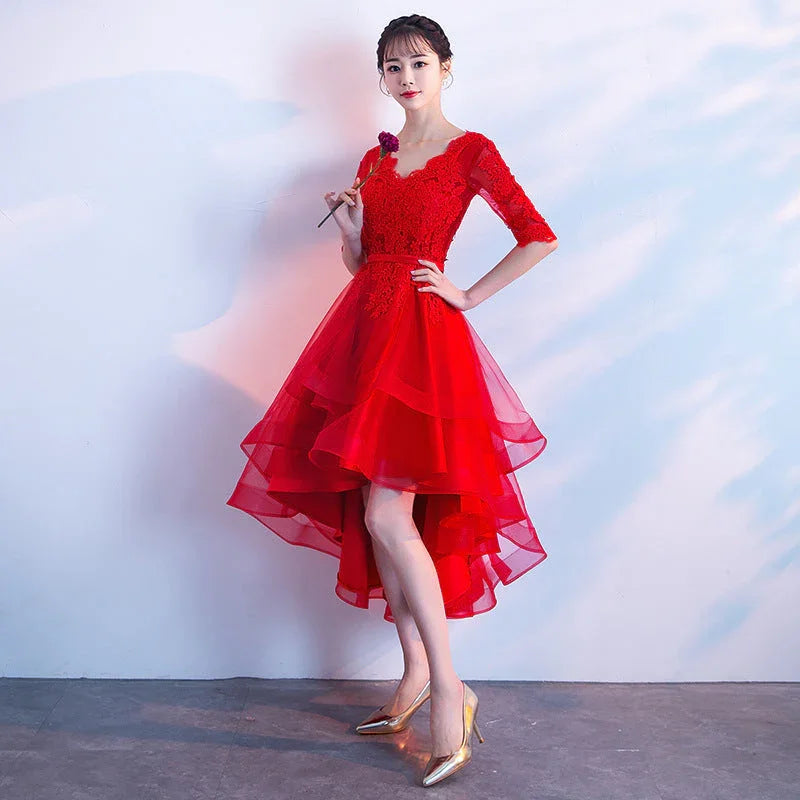 Banquet Elegant Long Black Ladies Annual Meeting Dress - VAleG
