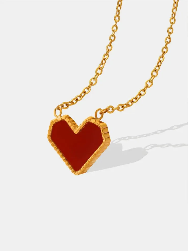 Titanium Steel Heart Necklace - VAleG