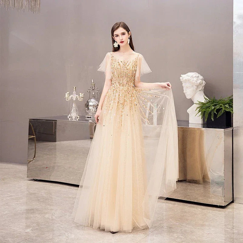 Celebrity Dinner Annual Meeting Solo Recitation Host Slim Dress - VAleG