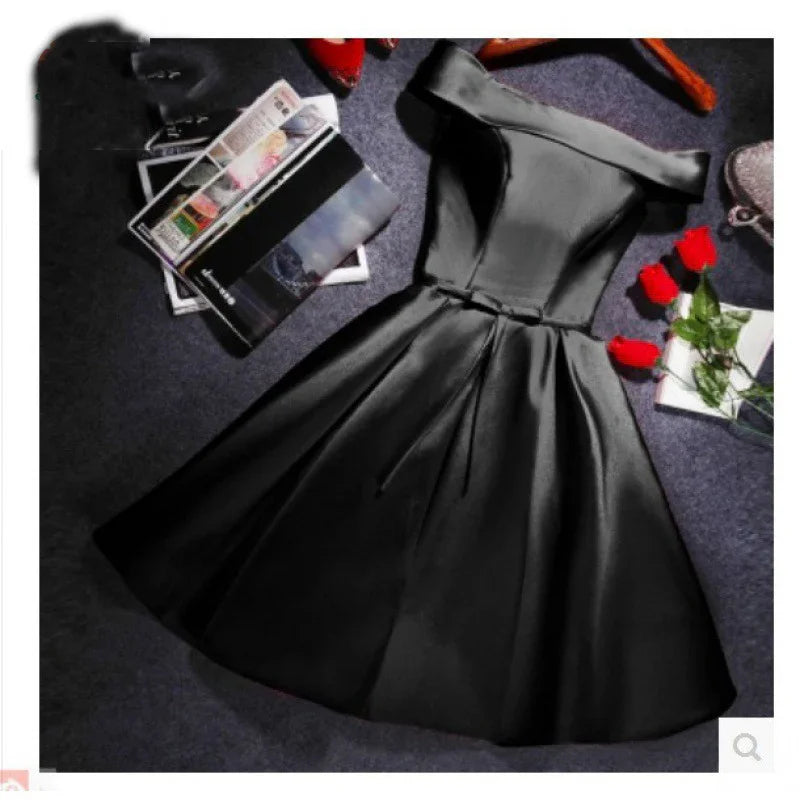 Bridesmaid Annual Party Etiquette Short Dress - VAleG