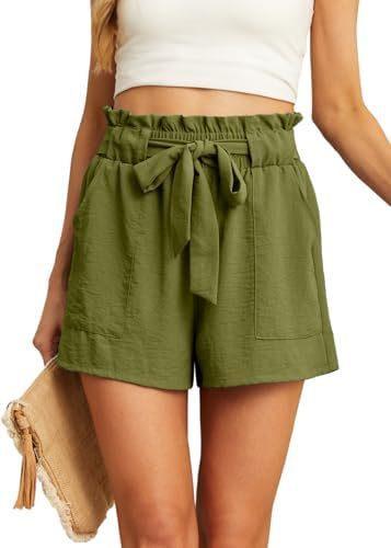 Women's Short Belt Pocket Summer Casual - VAleG