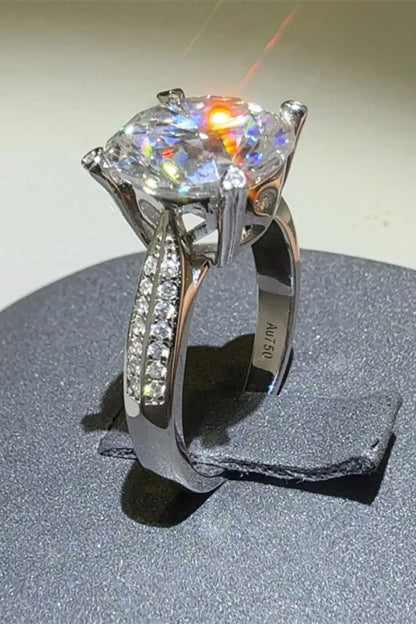 5 Carat Moissanite 925 Sterling Silver Ring - VAleG