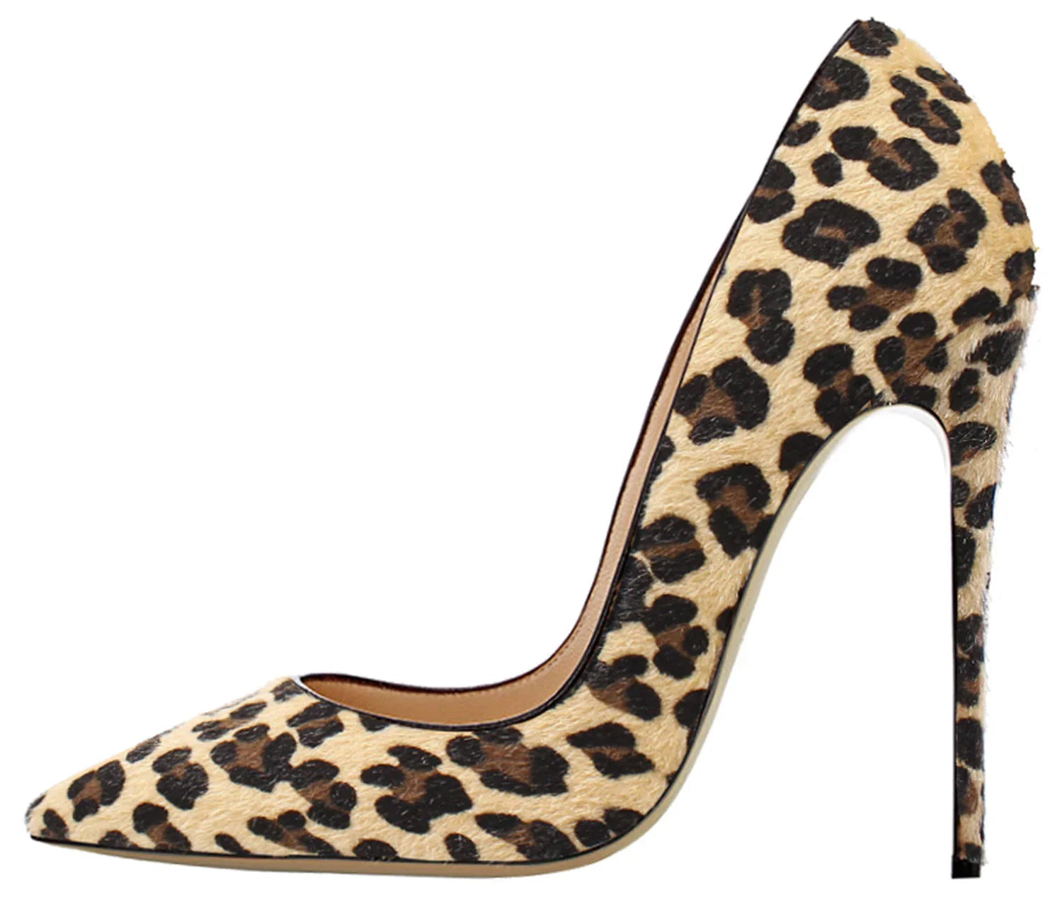 Animal Texture Pointed Toe High Heel Women's Shoes - VAleG