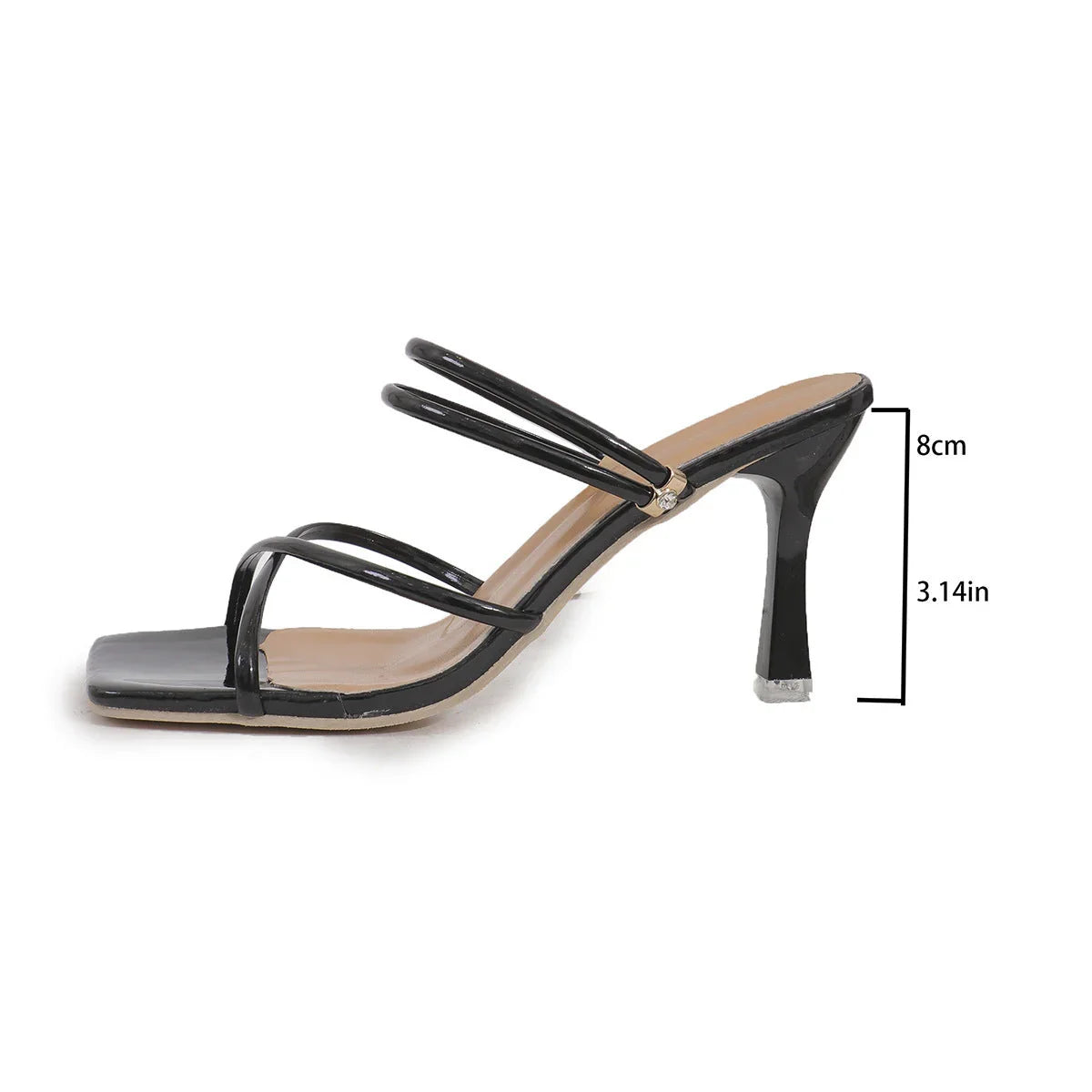 20223summer New High-heeled Herringbone Sandals - VAleG