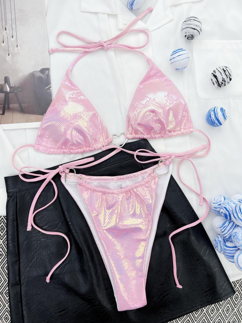 Love Swimsuit Triangle Bag Beach Split - VAleG