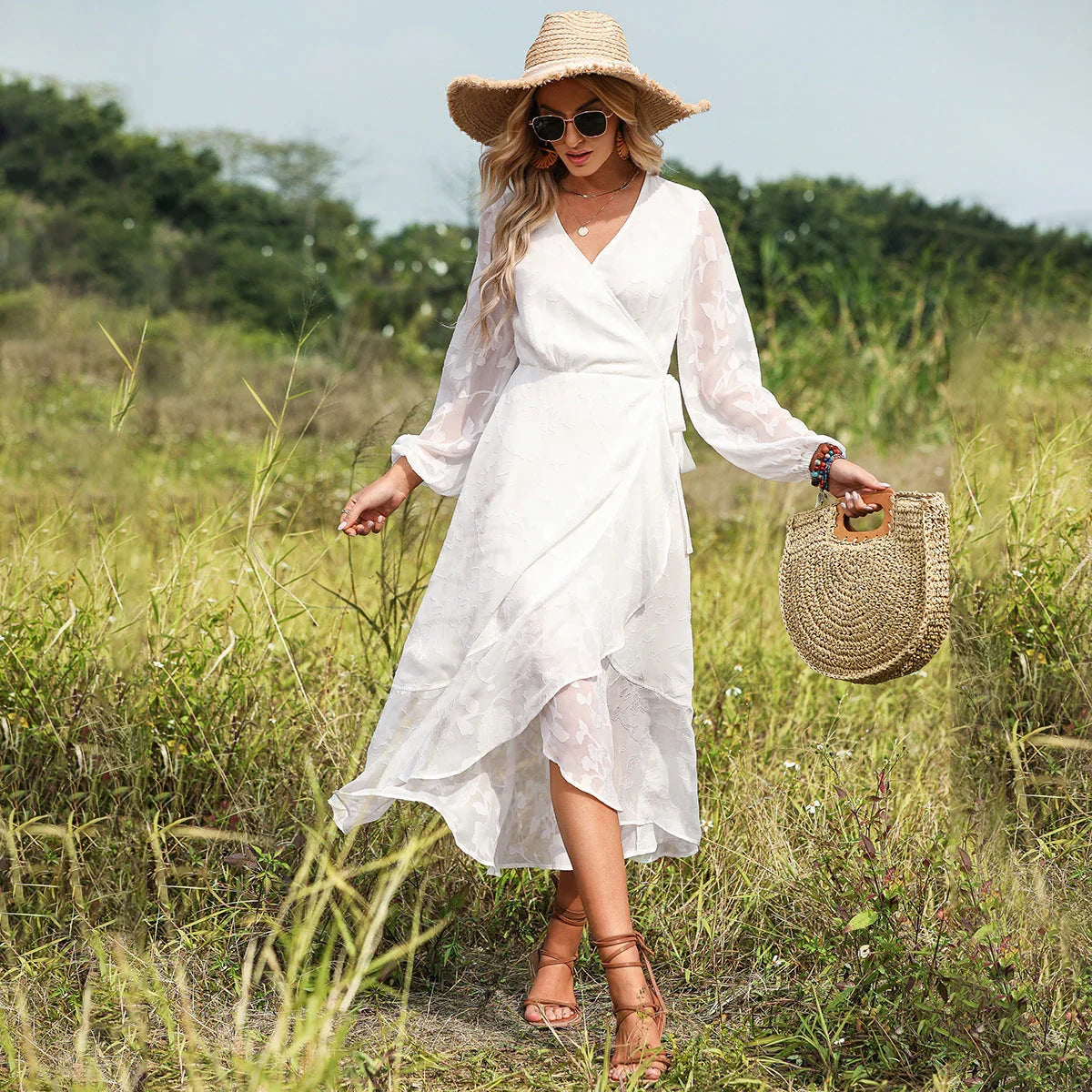 Women's Chic Bohemian Beach Dress - VAleG
