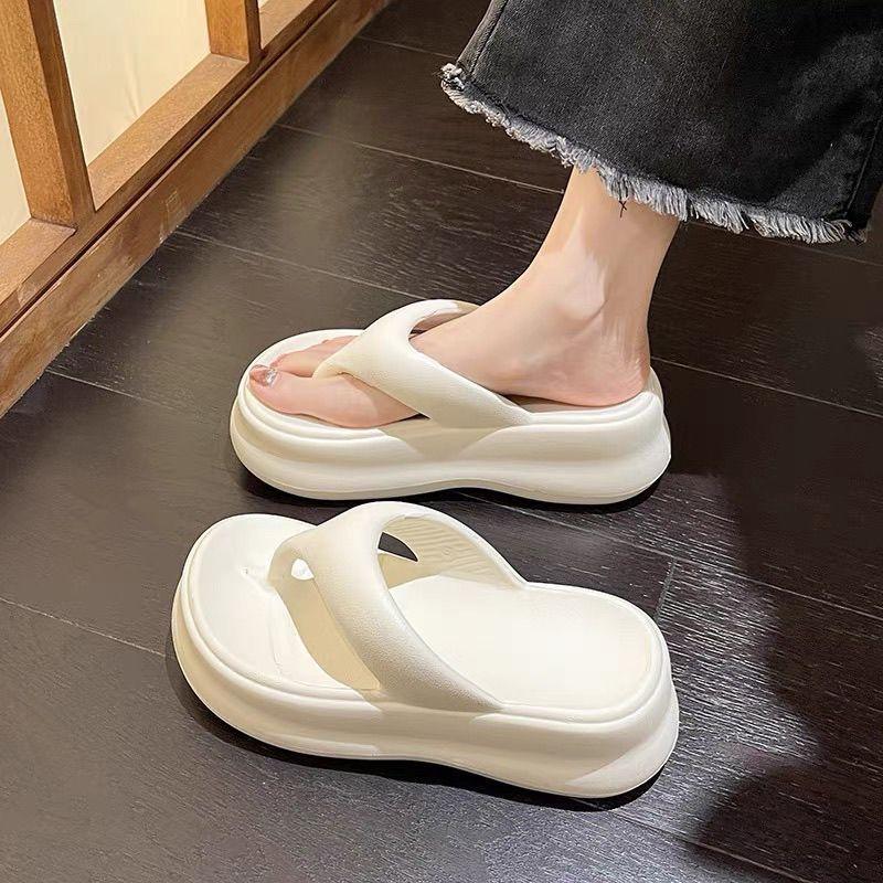 Non-slip Height-increasing Thick-soled Eva Flip-flops Women's Slippers - VAleG