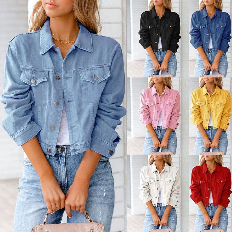New Autumn And Winter Denim Jacket Jacket Long-sleeved Top - VAleG
