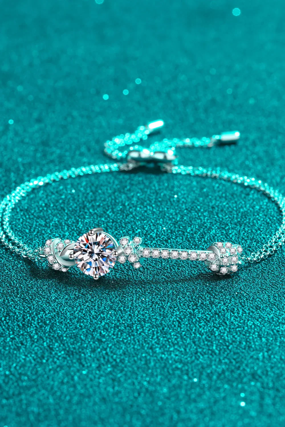 2 Carat Moissanite 925 Sterling Silver Bracelet - VAleG