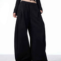 American-style Wide-leg Pants With Deconstructive Design - VAleG