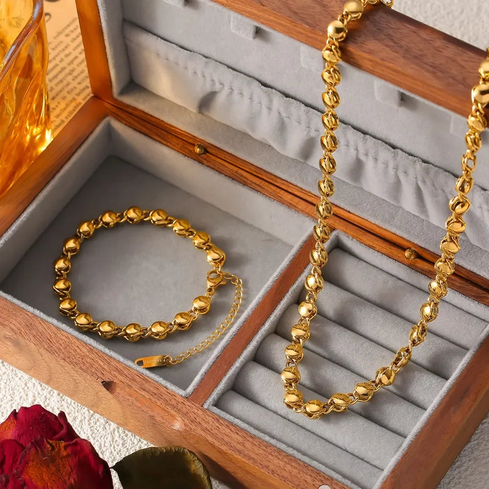 18K Gold-Plated Copper Necklace - VAleG