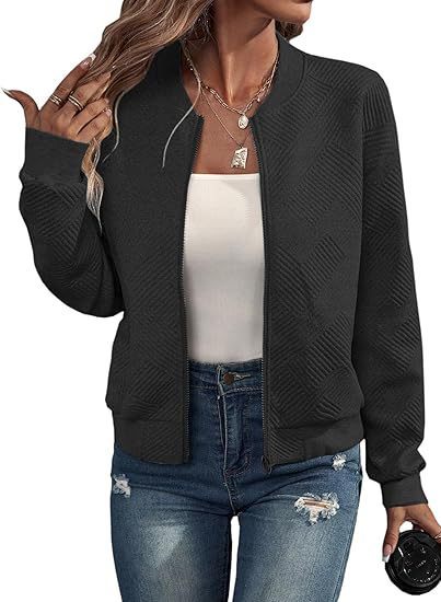 Zipper Pocket Comfort And Casual Women's Long Sleeve Jacket - VAleG