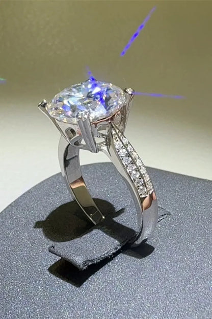 5 Carat Moissanite 925 Sterling Silver Ring - VAleG