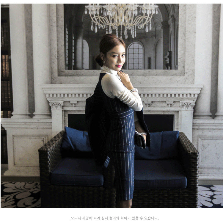 Completo da Sera Elegante: Righe e Raffinatezza