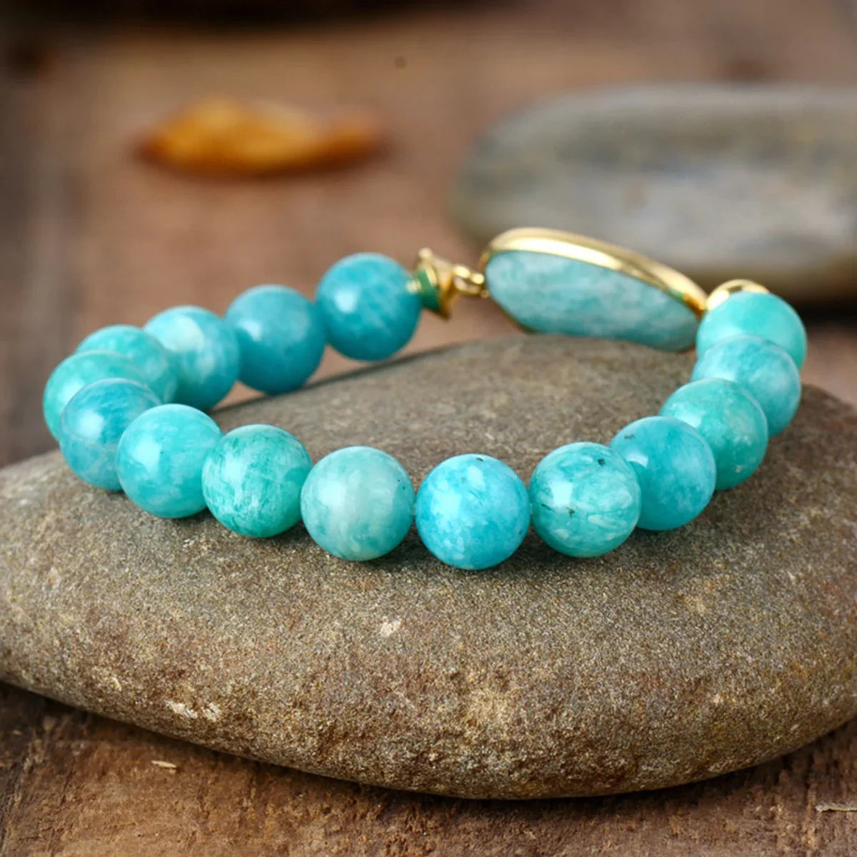 Natural Stone Beaded Bracelet - VAleG