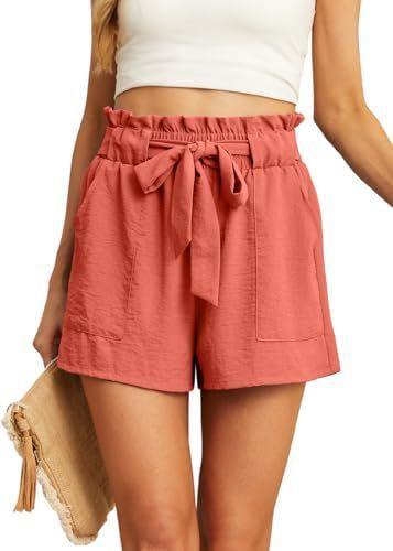 Women's Short Belt Pocket Summer Casual - VAleG