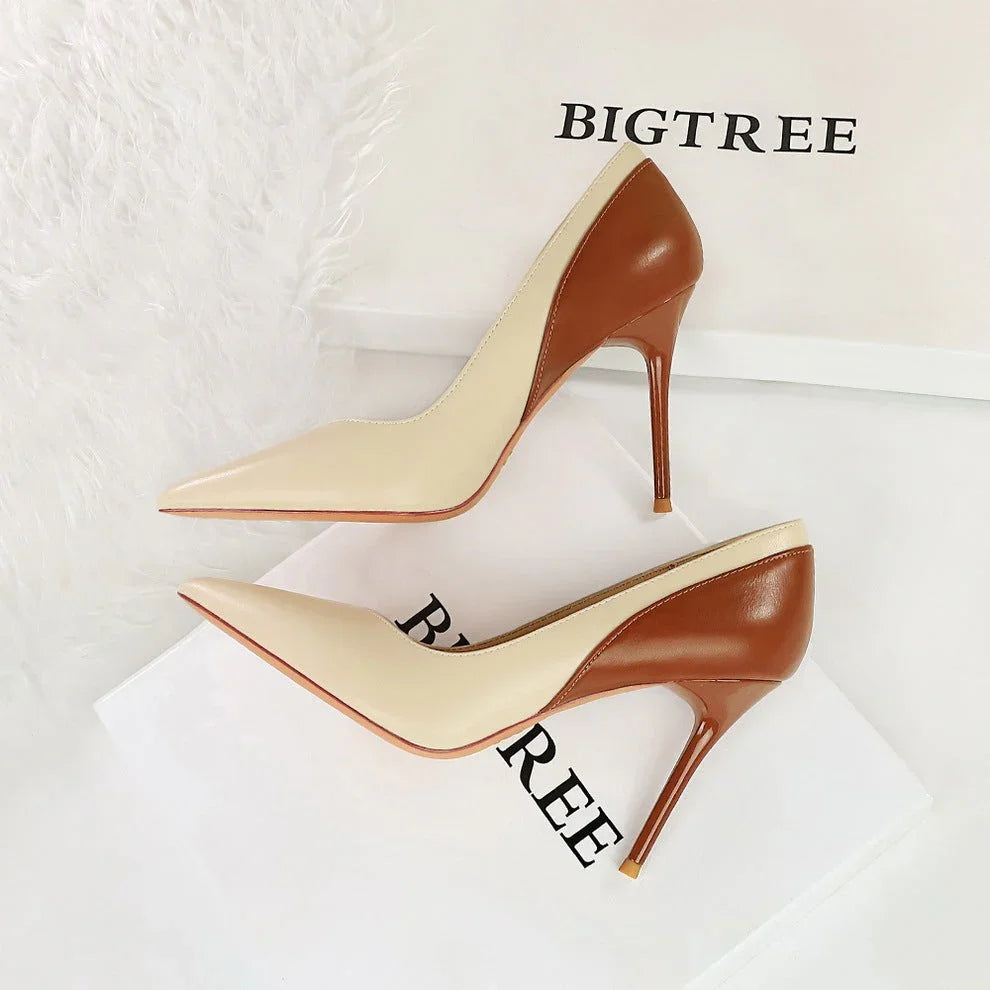 Retro Style High Heels Stiletto Heel Banquet Women - VAleG