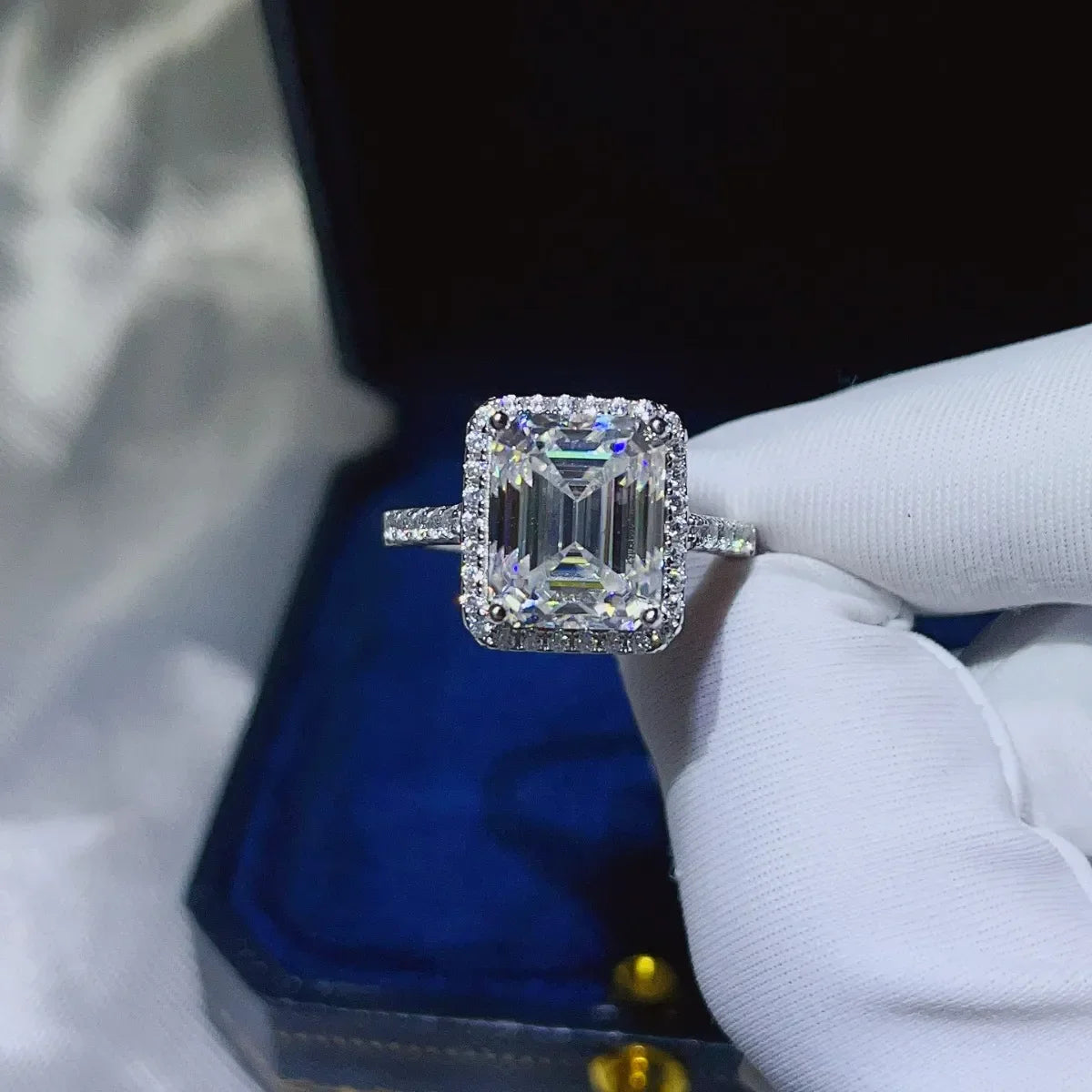 5 Carat Moissanite 925 Sterling Silver Ring - VAleG