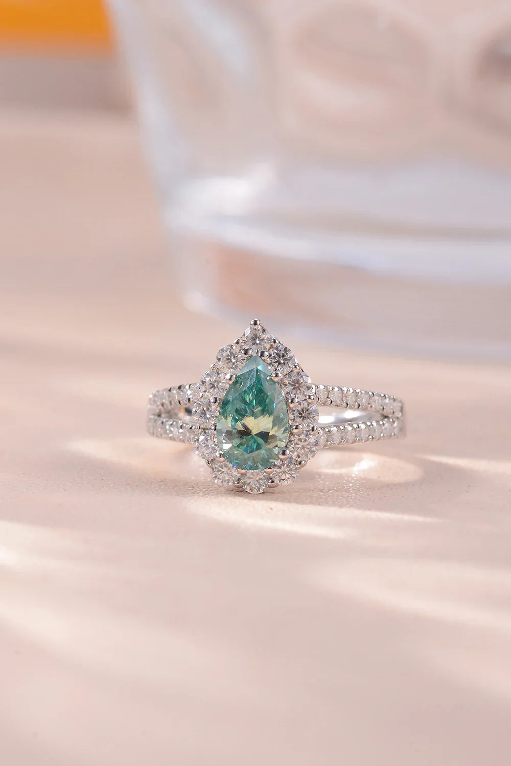 1 Carat Moissanite 925 Sterling Silver Ring - VAleG