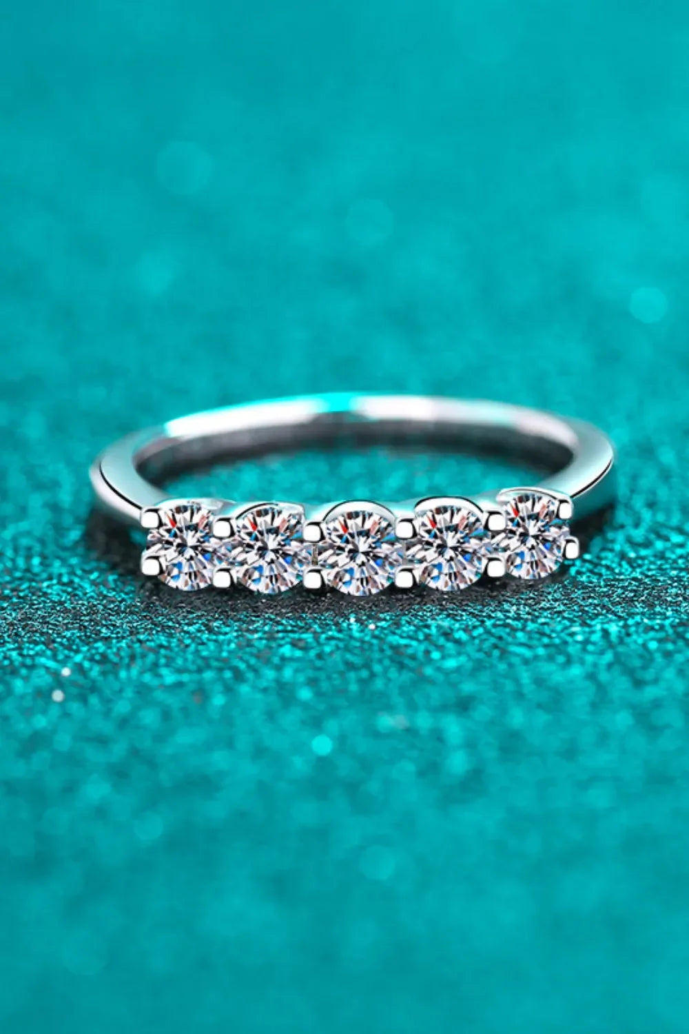 925 Sterling Silver Moissanite Ring - VAleG