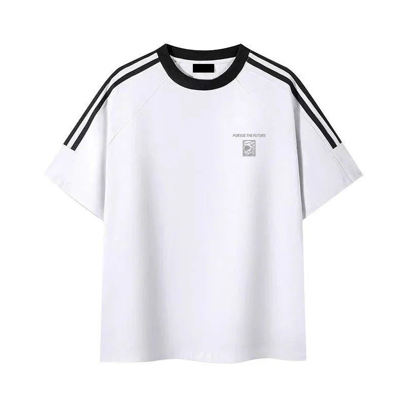 Short Sleeve Men's New Cotton T-shirt - VAleG