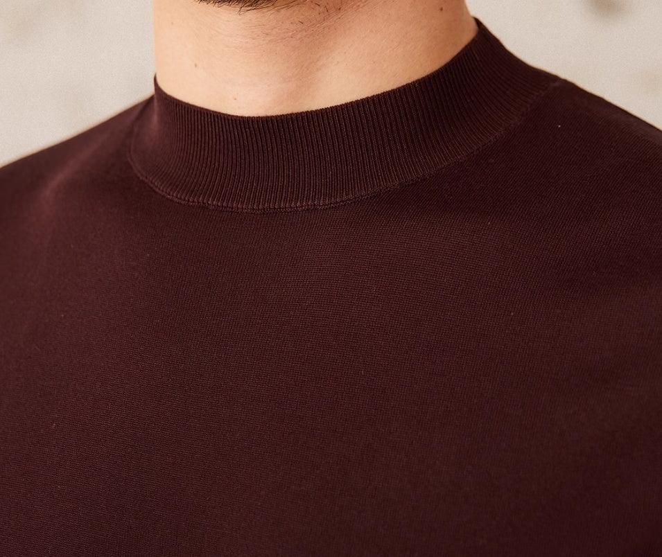 Slim Fit Small Round Neck Short Sleeve - VAleG