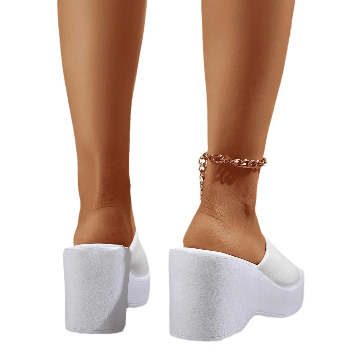 Plus Size Women's Platform Sandals - VAleG