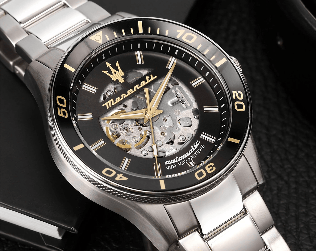 Orologio Maserati R88 scheletrato acciaio – Eleganza sportiva e precisione