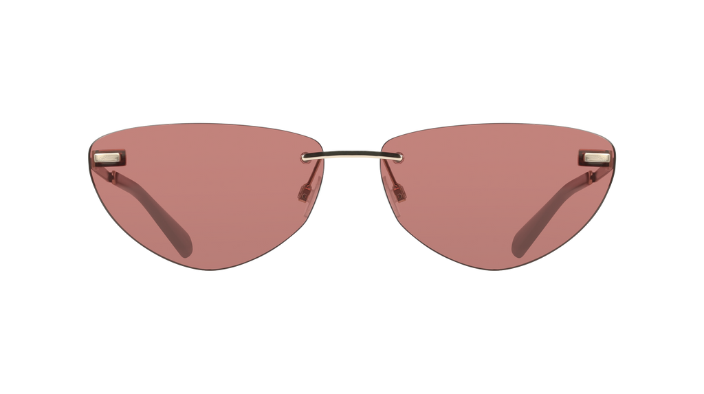 Occhiali da Sole Calvin Klein Jeans CKJ25208S Gold/Burgundy - Donna