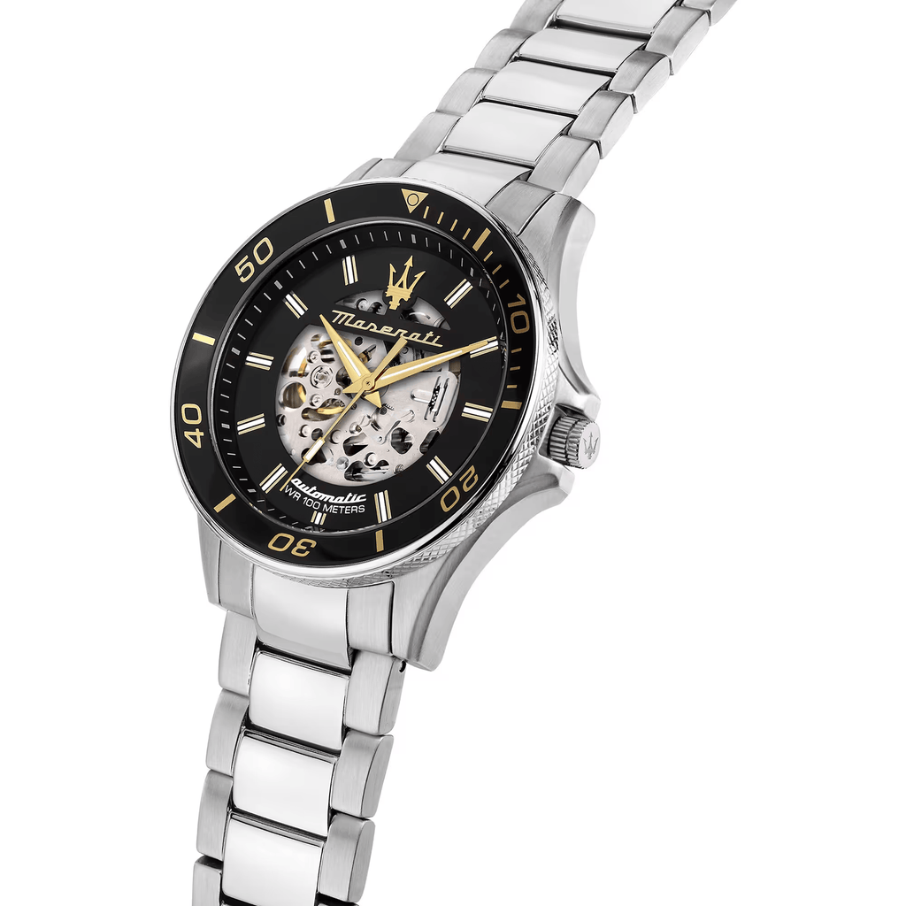 Orologio Maserati R88 scheletrato acciaio – Eleganza sportiva e precisione