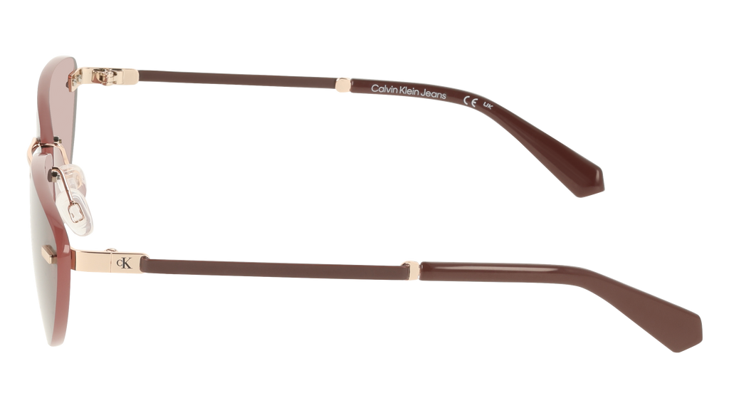 Occhiali da Sole Calvin Klein Jeans CKJ25208S Gold/Burgundy - Donna