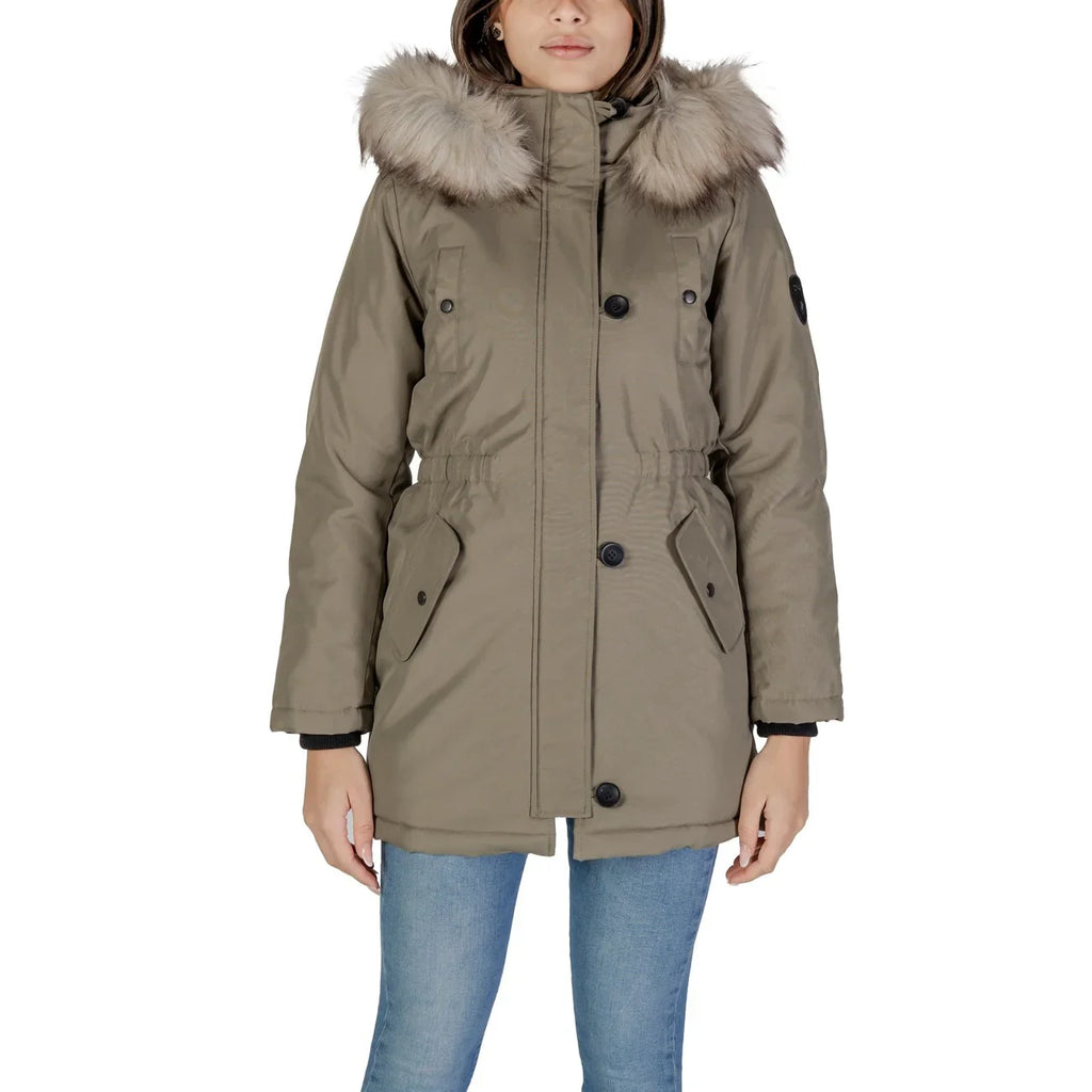 Only - Only Giubbotto Donna  -cappuccio  e tasche anteriori-