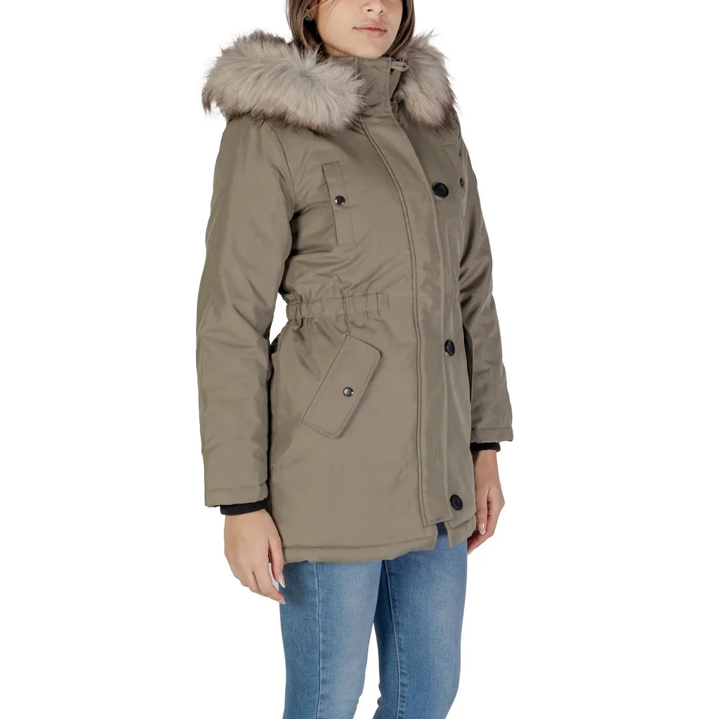Only - Only Giubbotto Donna  -cappuccio  e tasche anteriori-
